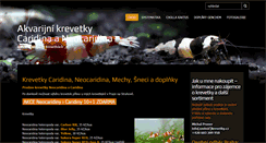 Desktop Screenshot of krevetky.cz
